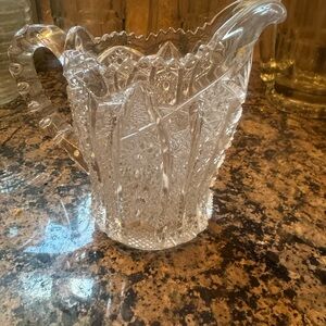 Pressed Glass Creamer/ Pitcher Indiana OTHER Eapg Pattern Glassware (1850-1910)